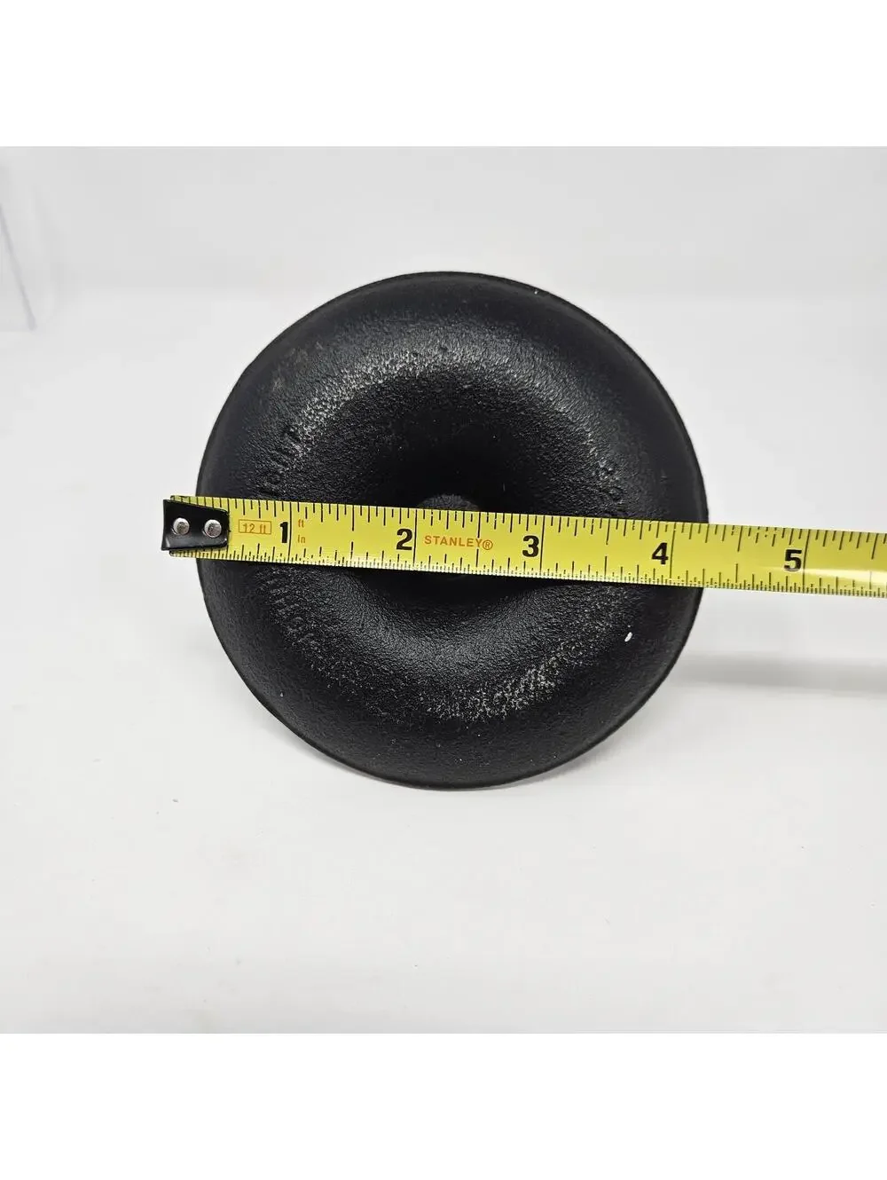 Rare! Vintage Cast Iron John Wright 2220B Chamber Handled Candlestick Holder